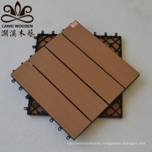 Wood parquet eco composite decking plastic floor sheets